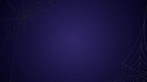 Halloween Spooky Web Frame イラスト素材