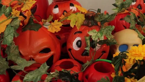 Halloween stuffs and objects 002 Stock Footage 242960096