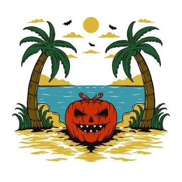 HALLOWEEN SUMMER Stock Illustration