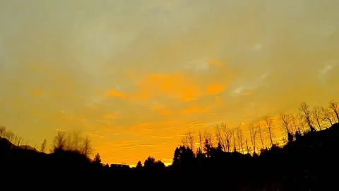  Halloween Sunset Stock Footage 144506923