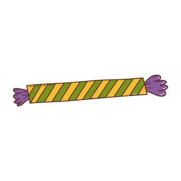 Halloween sweet. Halloween elements. Trick or treat concept. Vector illustration Illustrazione stock