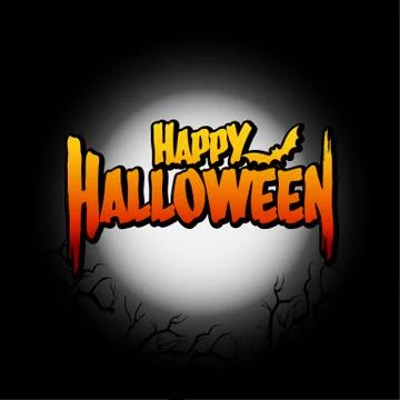 Halloween template background Stock Illustration