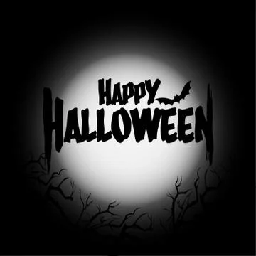 Halloween template background Stock Illustration