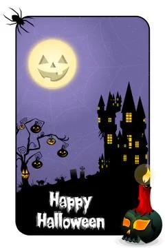 Halloween template Stock Illustration