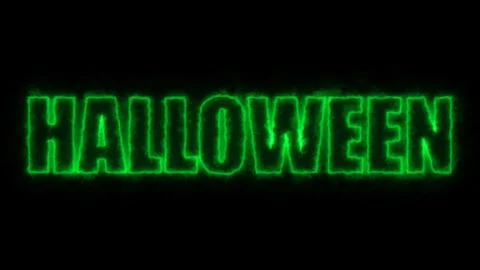 Halloween text, 3d rendering backdrop, computer generating, can be used for Illustrazione stock