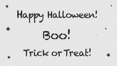 Halloween Text Animation Stock Footage 317425851