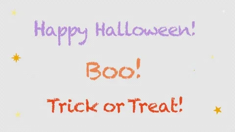 Halloween Text Animation Stock Footage 317425894