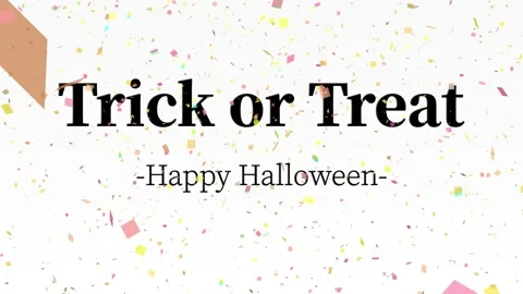Halloween text background animation motion graphics Video stock 162735159