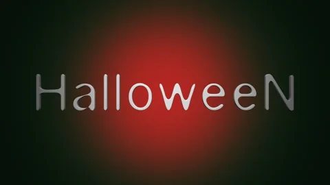 Halloween text on dark red texture Vídeos de archivo 245680490