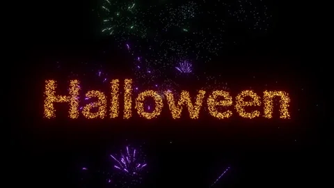 Halloween Text Transformation to Bat Alpha Stock Footage 317803862