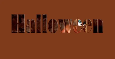 Halloween Text From Witch Image Stock Illustration