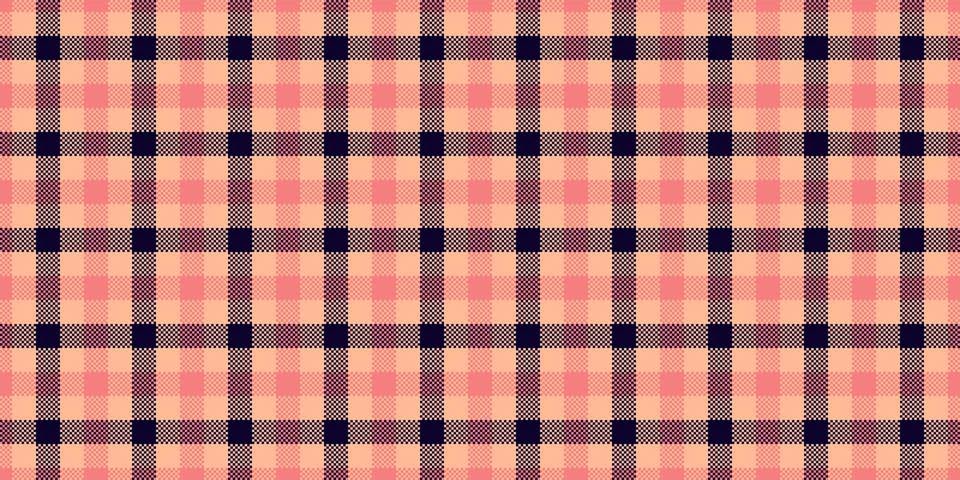 Halloween texture textile pattern, rectangle fabric vector tartan. Filigree.. Stockillustratie