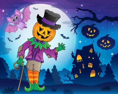 Halloween theme figure image Stock Illustration
