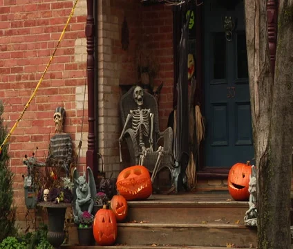 Halloween Time Stock Footage 55298636