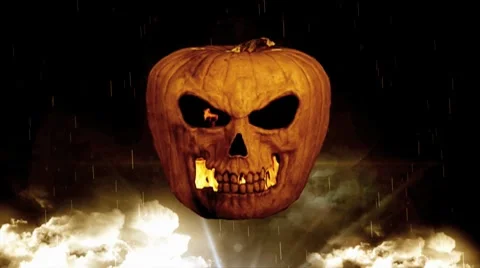 Halloween trailer Stock Footage 8776068