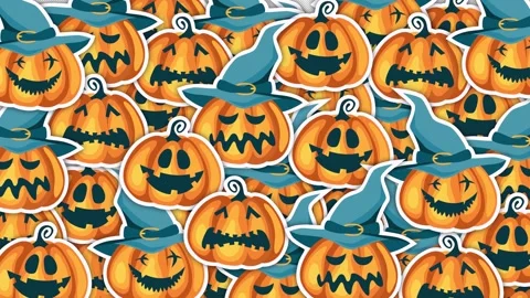 Halloween Transition Stock Footage 284384020