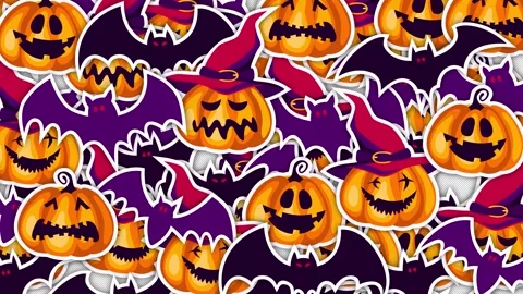 Halloween Transition Stock Footage 284455240