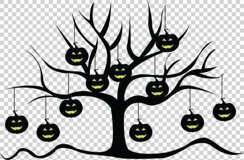 Halloween Tree 2 Illustrazione stock