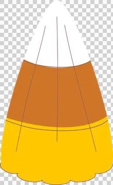 Halloween triangle candy Stock Illustration