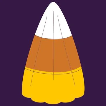 Halloween triangle candy Stock Illustration