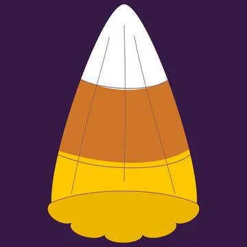 Halloween triangle dimension candy Stock Illustration