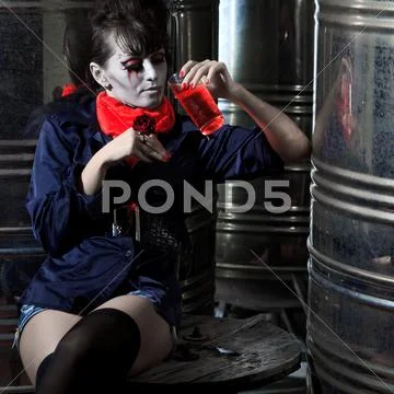 Halloween vampire Stock Photos