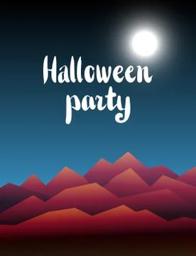 Halloween vector background Stock Illustration