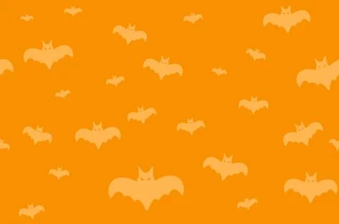 Halloween vector background seamless pattern Illustrazione stock