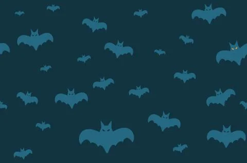 Halloween vector background seamless pattern Illustrazione stock