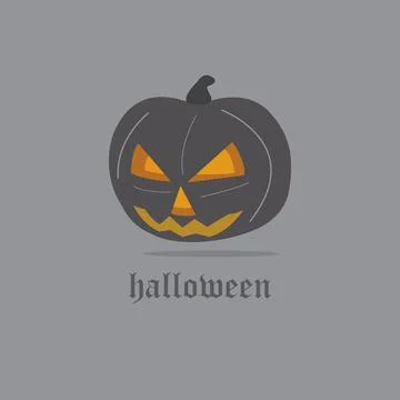 Halloween vector black edition Illustrazione stock