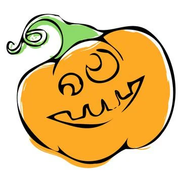Halloween. Vector concept in doodle and sketch style. Stock Illustration