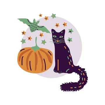 Halloween vector illustration Stock Illustration