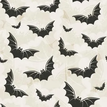 Halloween vector pattern Stock Illustration
