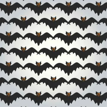 Halloween  vector pattern Stock Illustration