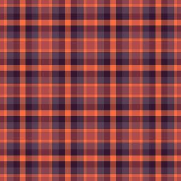 Halloween vector pattern with plaid stripes and pumpkins, spooky ghosts, an.. Illustrazione stock
