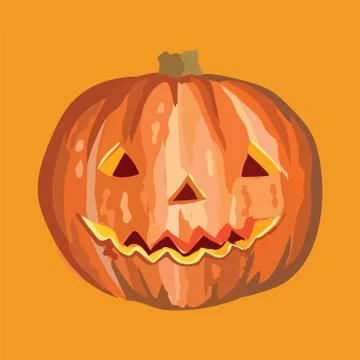 Halloween vector pumpkin Stock Illustration