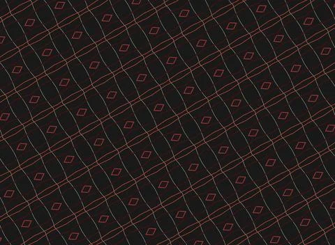 Halloween vintage horror stroke-based seamless line-art background with parchmen Stock Illustration