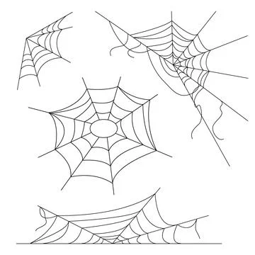 Halloween web background for party. Isolated objects on a transparent backg.. Stock Illustration