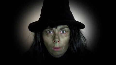 Halloween witch Stock Footage 80355248