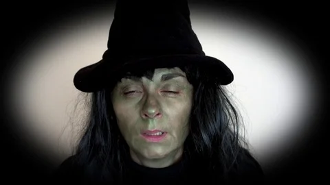 Halloween witch Stock Footage 80357206