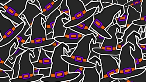 Halloween Witch Hat Transition. Stock-Footage 315256668
