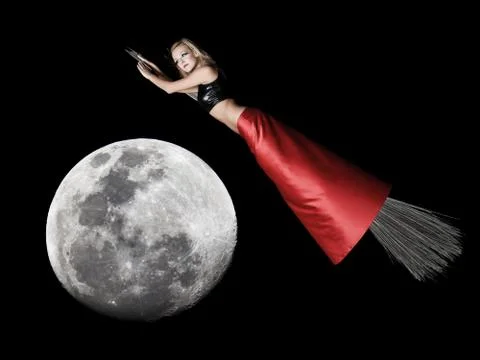 Halloween witch Stock Illustration