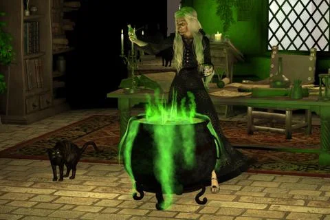 Halloween Witch Stock Illustration