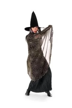 Halloween witch Stock Photos