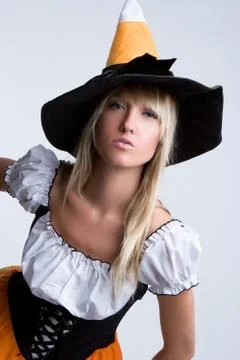Halloween witch Stock Photos