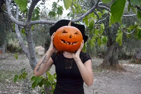 Halloween witch Stock Photos