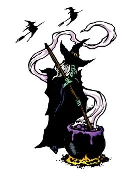 Halloween Witch's Brew Stock Illustration