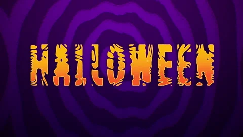 Halloween word animation. 스톡 동영상 314516855