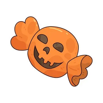 Halloween Wrapped Candy illustration Stock Illustration