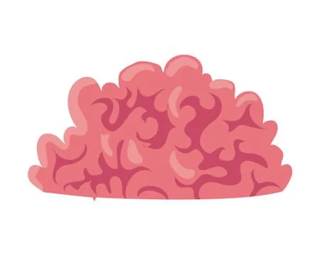 Halloween zombie brain vector design icon Illustrazione stock